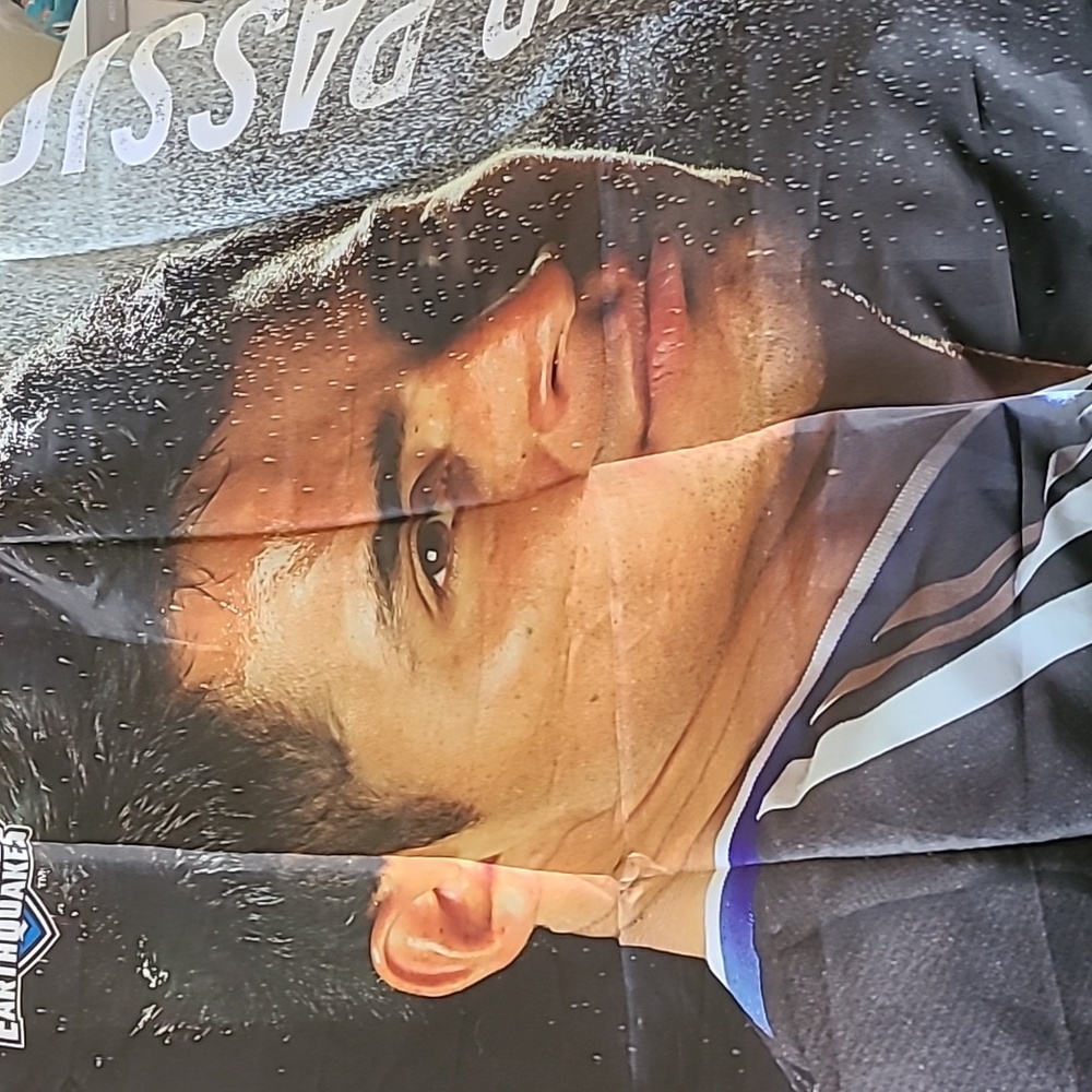 San josr earthquakes baca banner/flag